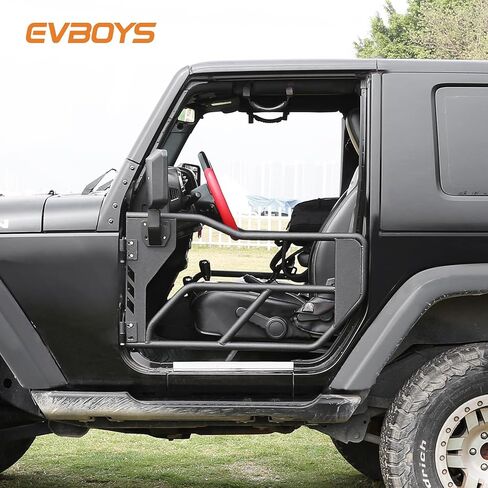 مرايا الرؤية الخلفية من رانجلر لنصف الأبواب لسيارة جيب رانجلر TJ JK JL Gladiator JT 97-24.1 زوج in Kuwait