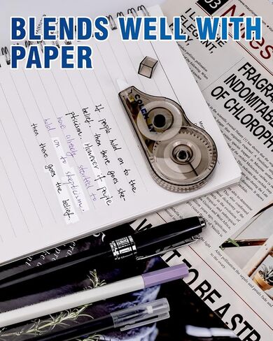 شريط تصحيح 40 حزمة، مخرج خطأ أبيض، موزع شفاف، 1/5 بوصة × 32.8 قدم (5 مم × 10 م) تصميم مريح إصلاحات فورية in Kuwait