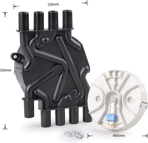 مجموعة موزع الإشعال، غطاء موزع للمحطات النحاسية ومجموعة الدوار المتوافقة مع شيفروليه جي إم سي كاديلاك فورتيك V8 5.0l 5.7l 7.4l in Kuwait