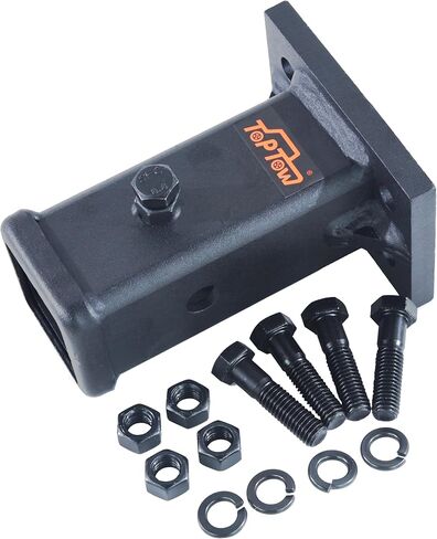 جهاز استقبال وصلة وصلة المقطورة من TOPTOW 63806، يناسب حوامل كروية ساق مقاس 2 × 2 بوصة، أو رفوف الدراجة أو حاملات البضائع in Kuwait