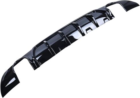 Rear Diffuser Compatible with 2015-2021 C-hrysler 300C SRT Factory Style，Rear Glossy Black ABS Rear Bumper Diffuser Lip in Saudi Arabia