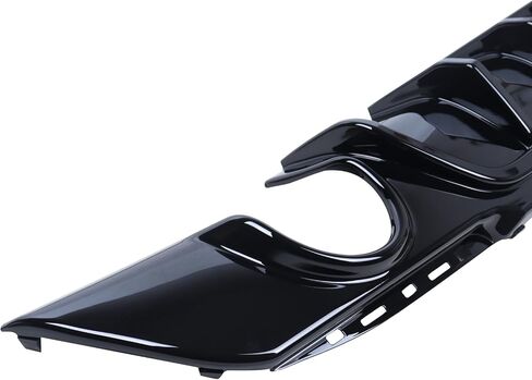 Rear Diffuser Compatible with 2015-2021 C-hrysler 300C SRT Factory Style，Rear Glossy Black ABS Rear Bumper Diffuser Lip in Saudi Arabia