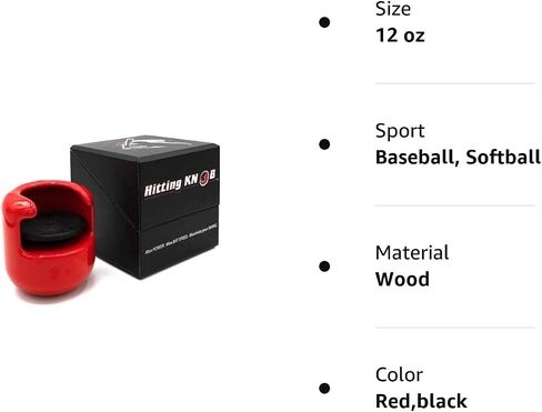 A Baseball & Softball Swing Training Bat Weight, Attaches to Knob End of Bat, Little League, High School & Professional Practice Equipment. Increases Power & Bat Speed. in Saudi Arabia