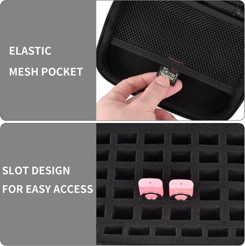 USB Flash Drive Case SD Cards Thumb Drive Memory Card Holder SD SDXC SDHC Card Storage Bag Electronic Accessories Organizer for SanDisk| Samsung|Inland| PNY| Netac(Case Only) (Full Black) in Saudi Arabia