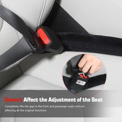 منظم مناسب عالمي لحشو فجوات مقعد السيارة للسيارة وسيارات الدفع الرباعي والشاحنات، يحافظ على مفاتيح الهواتف المحمولة وعملات المحفظة من السقوط في المساحة بين المقعد ووحدة التحكم، أسود، عبوة من قطعتين in Kuwait