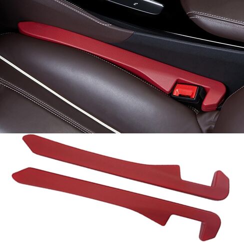 Car Seat Gap Filler, Universal Fit Car SUV Truck Gap Between Seat and Console Stop Cellphone Wallet Keys Coins from Dropping （Black, 2 Pack in Saudi Arabia