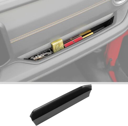 JWWY لسيارة Jeep JL JT Grab Tray صندوق تخزين الركاب، منظم مساعد الطيار، صندوق مقبض مساعد، مقصورة مقبض لـ 2024+Jeep Wrangler JL JLU 2/4 باب Gladiator JT ملحقات داخلية باللون الأسود in Kuwait