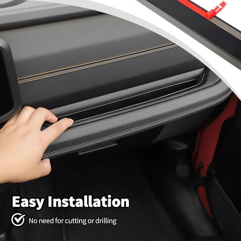 JWWY لسيارة Jeep JL JT Grab Tray صندوق تخزين الركاب، منظم مساعد الطيار، صندوق مقبض مساعد، مقصورة مقبض لـ 2024+Jeep Wrangler JL JLU 2/4 باب Gladiator JT ملحقات داخلية باللون الأسود in Kuwait