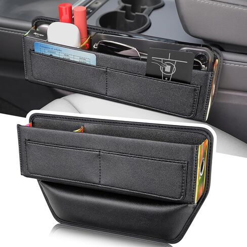 منظم حشو فجوات مقعد السيارة، منظم مقعد السيارة الجلدي وتخزين فجوة المقعد الأمامي لملحقات شاحنات سيارات الدفع الرباعي in Kuwait