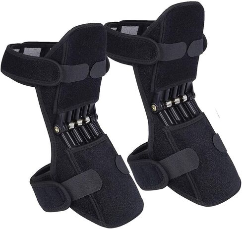 Joint Support Knee Pads 2 Pack, Powerful Rebound Spring Force Knee Protection Booster, Breathable Non-Slip Knee Support Brace for Hiking, Soccer, Basketball, Running, Volleyball & Squats in Saudi Arabia