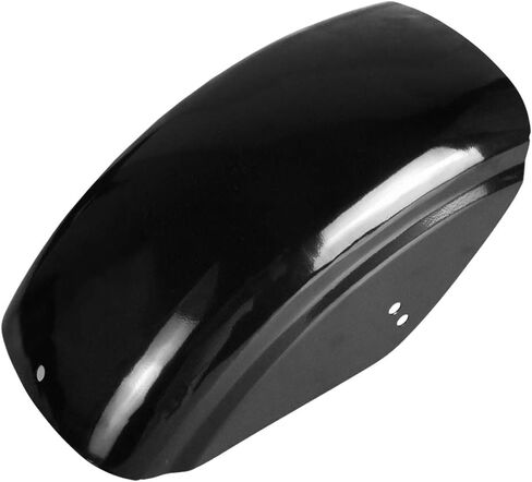 HDBUBALUS Motorcycle Rear Fender 7" Flat Fender Short Mudguard Compatible with Harley Sportster Iron 883 1200 72 Bright Black in Saudi Arabia