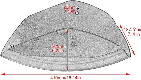HDBUBALUS Motorcycle Rear Fender 7" Flat Fender Short Mudguard Compatible with Harley Sportster Iron 883 1200 72 Bright Black in Saudi Arabia