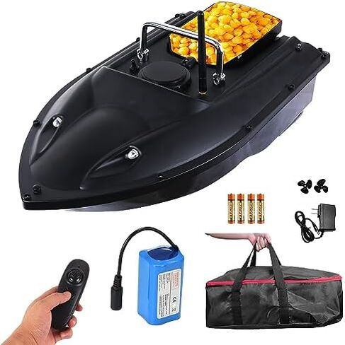 CRESEAPRODUCTS RC قارب الطعم لصيد الأسماك مع جهاز التحكم عن بعد، قارب الطعم لصيد سمك الشبوط مع التحكم في السرعة والعودة التلقائية in Kuwait