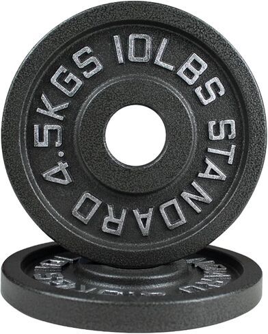 BOLUX Olympic Bumper Plate Weight Plate, 10LB Barbell Plates, Bumper Plates for Weight Lifting and Strength Training, Ideal for Cross-Training, Weightlifting, Fitness and Gym Weights in Kuwait