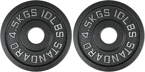 BOLUX Olympic Bumper Plate Weight Plate, 10LB Barbell Plates, Bumper Plates for Weight Lifting and Strength Training, Ideal for Cross-Training, Weightlifting, Fitness and Gym Weights in Kuwait