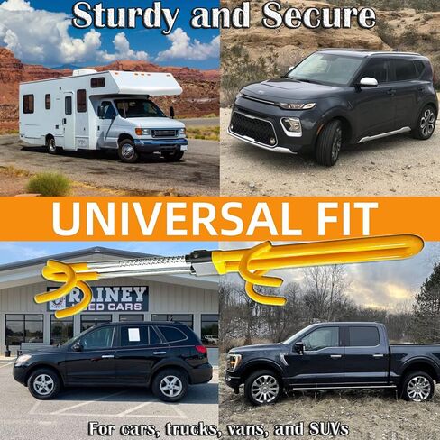 جهاز مضاد للسرقة بقفل عجلة القيادة، قفل عجلة مضاد للسرقة من بانهاو، جهاز سيارة مضاد للسرقة، أقفال خطافية مزدوجة ملائمة عالميًا، جهاز آمن عالي التحمل in Kuwait