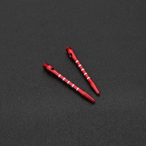Create idea 12PCS Dart Shafts with Rubber O-Rings 48mm Standard 2BA Thread Harrow Stems Aluminum Dart Pole Rod in Black Red Blue Includes 4PCS Each Colour in Saudi Arabia