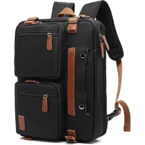 3 in 1 Computer Bag for Men, 17.3 Inch Laptop Backpack, Work Bag for Men, Laptop Bag,Black