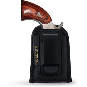 IWB Mini Revolvers Holster - Eco Leather North American Arms Concealed Carry Soft Material - Suede Interior for Protection - Fits: North American Arms Revolvers Short NAA-22S (Ambidextrous)