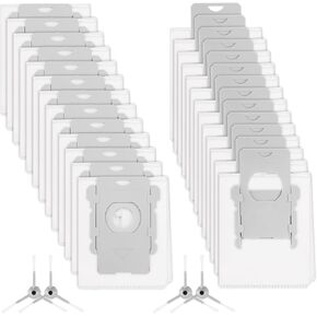 20 قطعة بديلة من Roomba - أكياس مكنسة كهربائية مستدامة مع مانعة للتسرب، وترشيح عالي الكفاءة، وسعة كبيرة جدًا لـ 30 عملية تنظيف in Kuwait