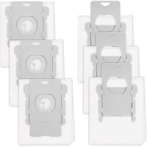 12 Pack Roomba Replacement Parts - Eco-Friendly Plant Fiber Vacuum Bags, Leak-Proof Design, Filters 99.99% Dust, Compatible with for iRobot i, s, and j Series