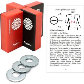 Biomagnetism: Magnetic Therapy Kit - DIY Quick Start SaveMeMagnets - (10 Magnets and Illustrated Instructional Booklet) in Kuwait