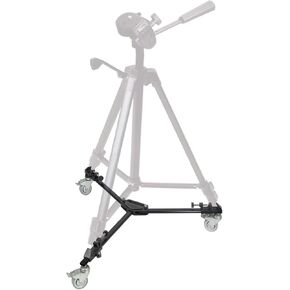 Acuvar Photography Tripod Dolly ، عجلات ترايبود سعة 33 رطلاً مع عجلات مطاطية ، حامل ساق قابل للتعديل وحقيبة حمل لكانون نيكون سوني DSLR كاميرات كاميرات ، إضاءة فيديو