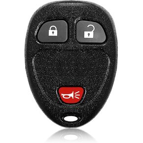 Car Key Fob Remote Keyless Entry Control OUC60270 OUC60221 315MHz 3 Button Replacement for 2007-2017 Buick Enclave Cadillac Escalade Chevrolet GMC Pontiac Saturn