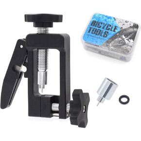2 in 1 Upgraded Bicycle Brake Needle Driver Insertion Tool with Hydraulic Hose Cutter for Bicycle MTB Road Bike Olive Banjo Fitting Insert Install