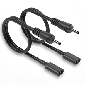 (2Pack 3.28Ft) 3.5mm x 1.35mm USB C to DC Adapter Cable, Type C USB-C Female Input to DC 3.5mm Power PD Charge Cable for Printer, CCTV, Digtal Piano, Balenced Bicvcle, LED Light