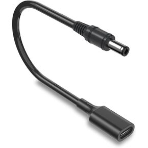 3.28ft 5V USB C to DC 5.5mm x 2.1 mm Adapter Cable, 1Pack Type C Female to Male Plug Supply Adapter Power Cable for Camera, Power Bank, DVR, Recorder, Webcam Router, Scanner