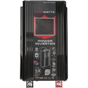 chiciris solar inverter ، ABS USB 12V Modified GENTERTER 2 منافذ USB السلامة لرحلات الطرق (أسود)