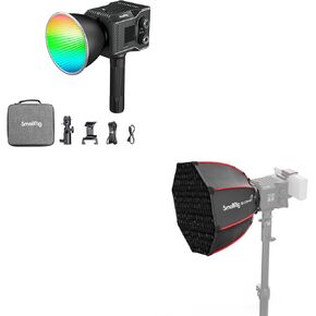 Bundle: SmallRig RC 60C RGB COB 4810 and Mini Parabolic Softbox RA-D30 4358 and