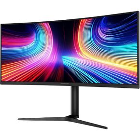 Packard Bell 34 بوصة شاشة ألعاب Ultrawide المنحنية ، WQHD 3440X1440 ، 1900R منحنى ، زاوية عرض 178 درجة ، حامل قابلة للتعديل