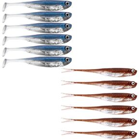 3.14" Paddle Tail Swimbait+2.95" Soft Jerkbait
