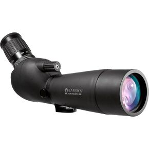 BARSKA unisex adult Blackhawk 20-60x60 Cases Barska AD11520 Black Hawk ED 20 60x60 Spotting Scope with Tripod and Carrying Cases, Black, One Size US