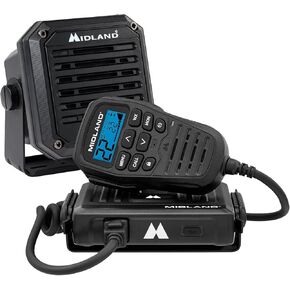 Midland MXT275 15-watt GMRS Two-Way Radio with Premium 20-watt Heavy Duty External Speaker