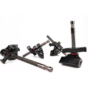 Studio-Grade 2" Center Jaw Black Matthellini Clamp Limited Edition for Mounting Lights, Cameras, Diffusions, Accessories for Content Creator, Photographer, Filmmaker from Matthews Studio Equipment