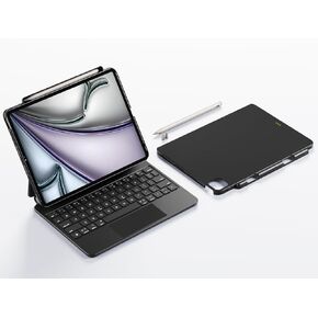 Magic Keyboard Case + Stylus Pen + Magnetic Case for iPad Pro 11-inch (M4) 2024