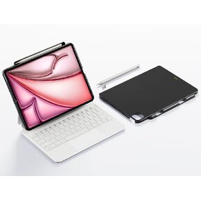 Magic Keyboard Case + Stylus Pen + Magnetic Case for iPad Pro 11-inch (M4) 2024