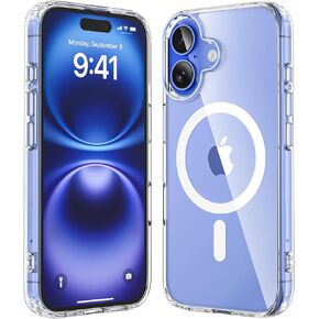 خواص لحالة iPhone 16 Plus ، [أقوى مغناطيس من أجل Magsafe] [حماية إسقاط عسكرية 12 قدمًا]