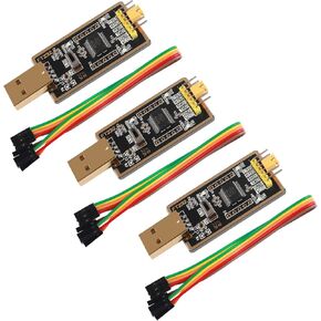 3pcs FT232RL USB to TTL Adapter for Development Projects, USB to Serial Converter Module with Genuine FTDI USB UART Compatible with Windows 7/8/10/XP,Linux, Mac OS (3)