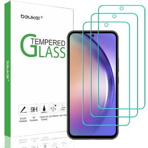 (3 Pack) Compatible for Samsung Galaxy A54 5G / Samsung Galaxy A54 Screen Protector Tempered Glass, Touch Sensitive,Case Friendly, 9H Hardness