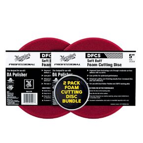 Meguiar's DFC5 Soft Buff DA (Dual Action) 5" Foam Cutting Disc, 1 Pack