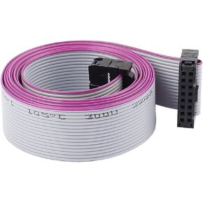 Uxcell 2.54mm Pitch IDC 16-Pin ثنائي الموصل الإناث سلك كابل الشريط المسطح