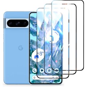 3+3 Pack for Google Pixel 9 Screen Protector with Camera Lens Protector, 9H Tempered Glass Film, Fingerprint Unlock, Anti Scratch