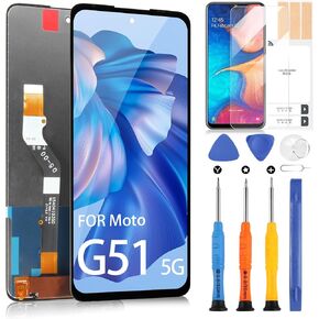 ل Motorola Moto G51 5G XT2171 استبدال الشاشة-لشاشة Moto G51 LCD Digitizer Touch لشاشة Motorola G51 5G LCD Display Panel Sensor مع أدوات XT2171-2 XT2171-1