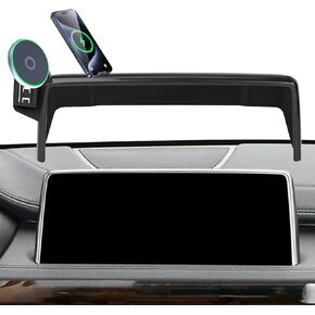 Car Phone Holder for 2019-2023 BMW The X5/X6/2019-2022 BMW X7 Accessories Apply to 12.3 Inch Touch Screen 15W Fast Wireless Charger Screen Fixed Clip Cell Phone Mount Hands-Free