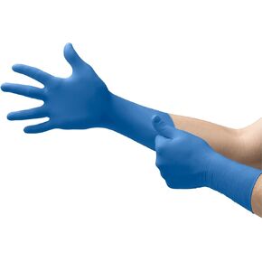 MICROFLEX MidKnight MK-296 Disposable Nitrile Gloves for Mechanics, Auto, Cleaning, Tattoos
