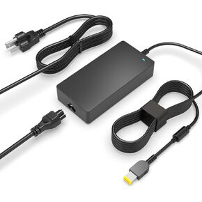 Charger Fit for Lenovo Thinkpad P1 X1 Extreme Gen 1 2 3 4 5 6, T15g T15p P16v P15v P15 P16 P17 Gen 1 2 3, P50 P51 P52 P53 P70 P71 P73 W541 W540 Laptop, (UL Safety Certified), 170W, Slim tip